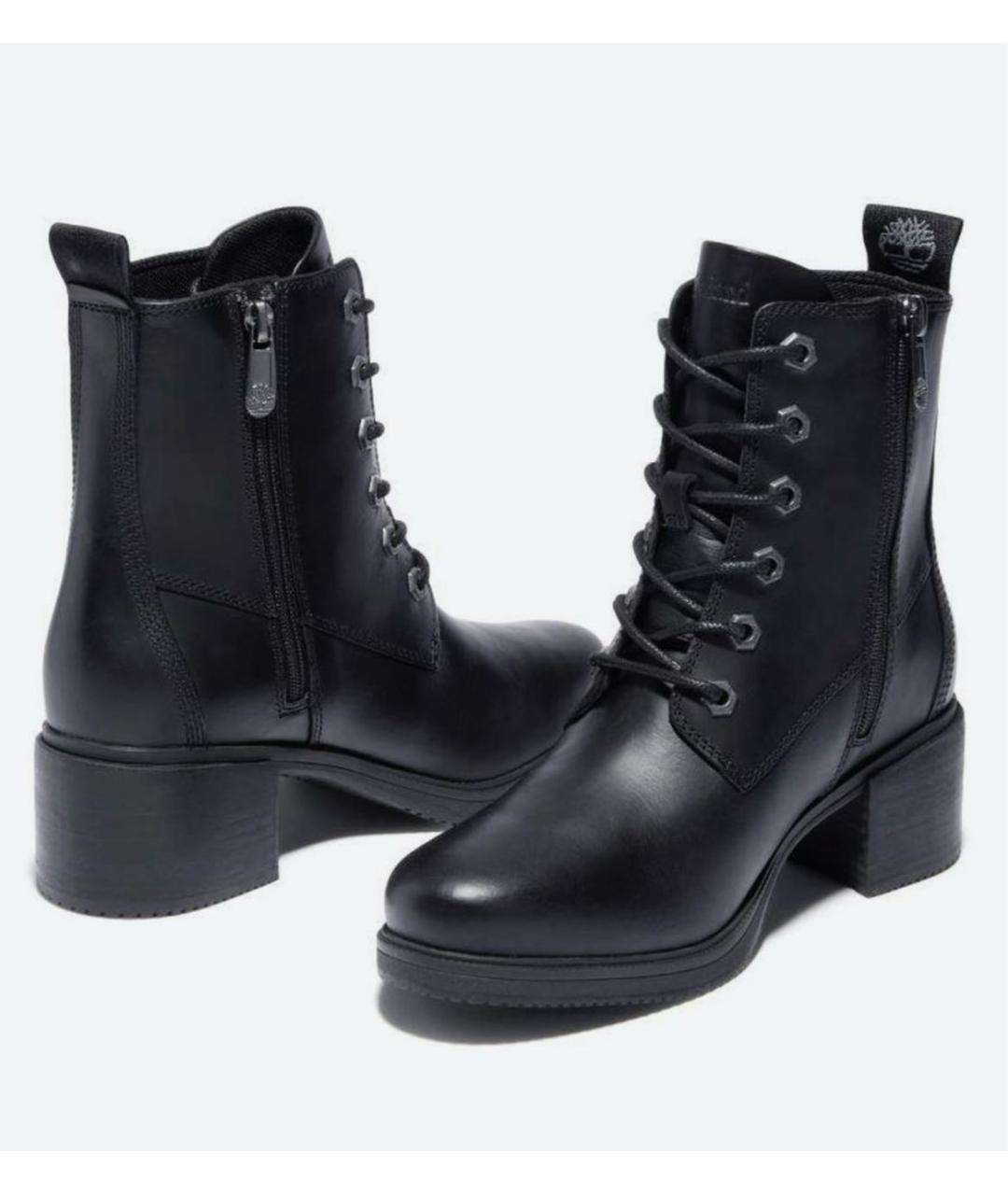 TIMBERLAND Черные кожаные ботинки, фото 6