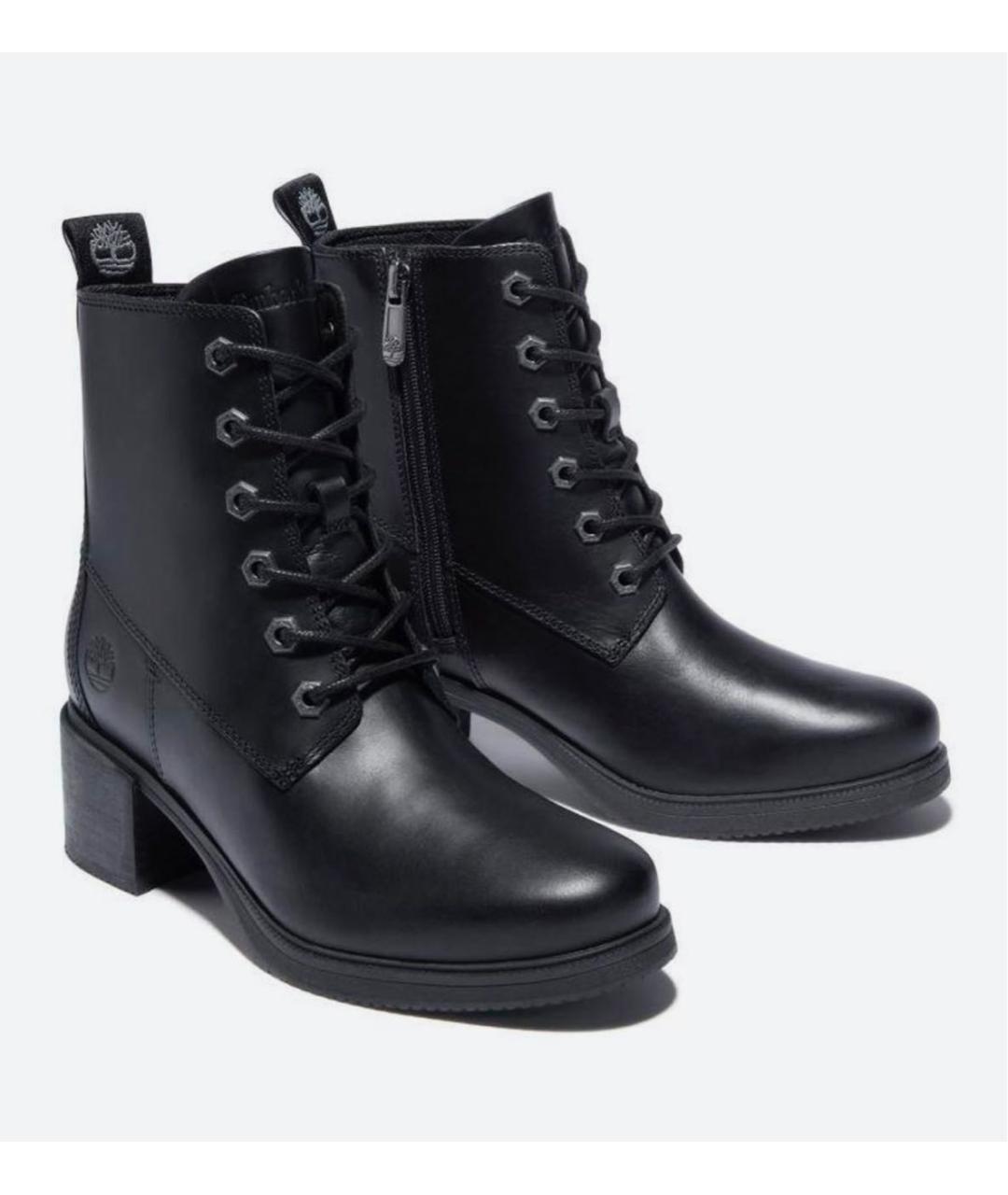 TIMBERLAND Черные кожаные ботинки, фото 5