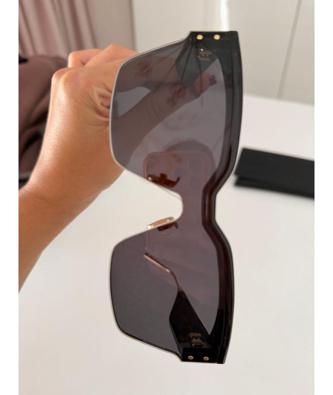 CHRISTIAN DIOR Темно-синие металлические солнцезащитные очки, фото 5