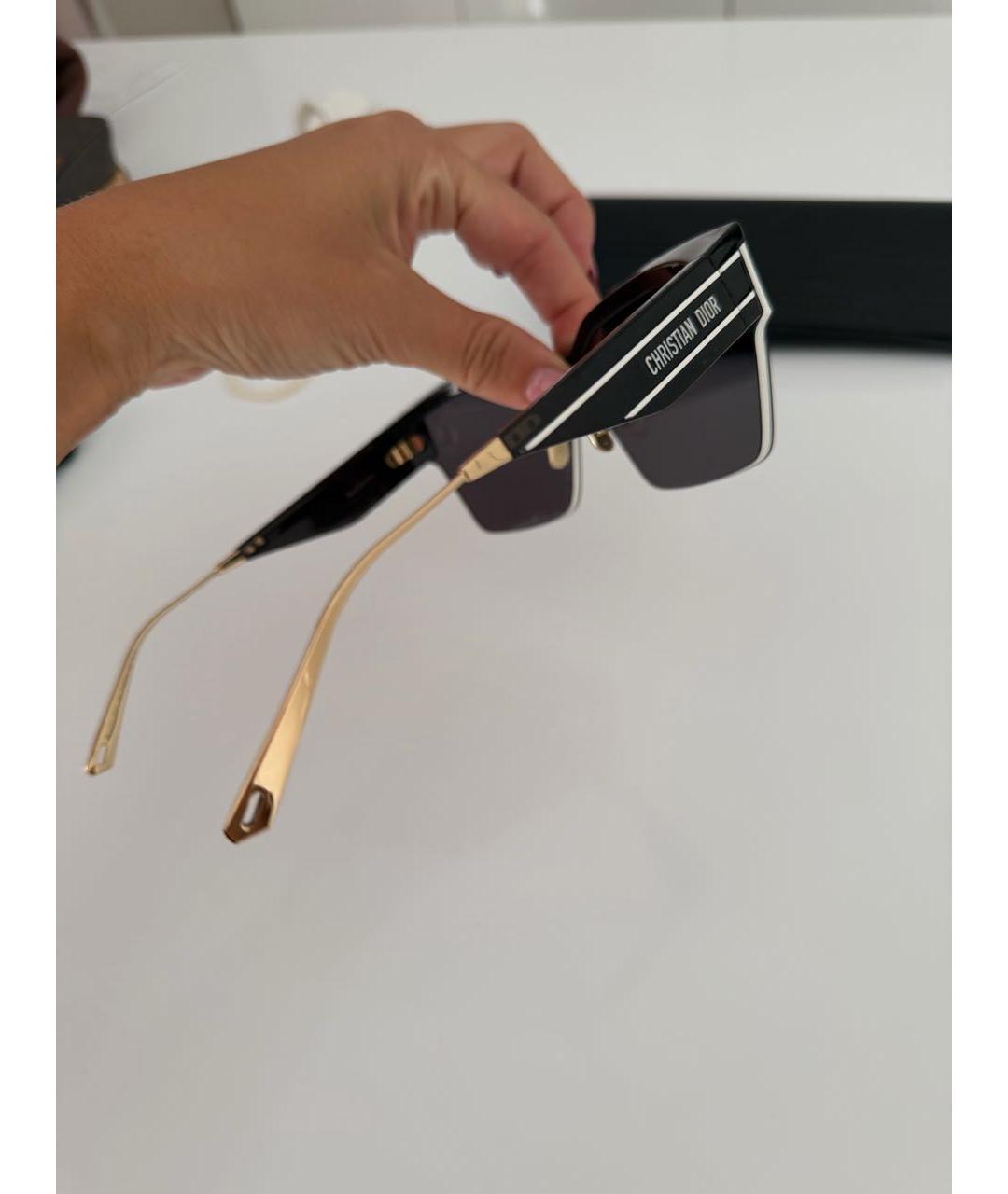 CHRISTIAN DIOR Темно-синие металлические солнцезащитные очки, фото 7