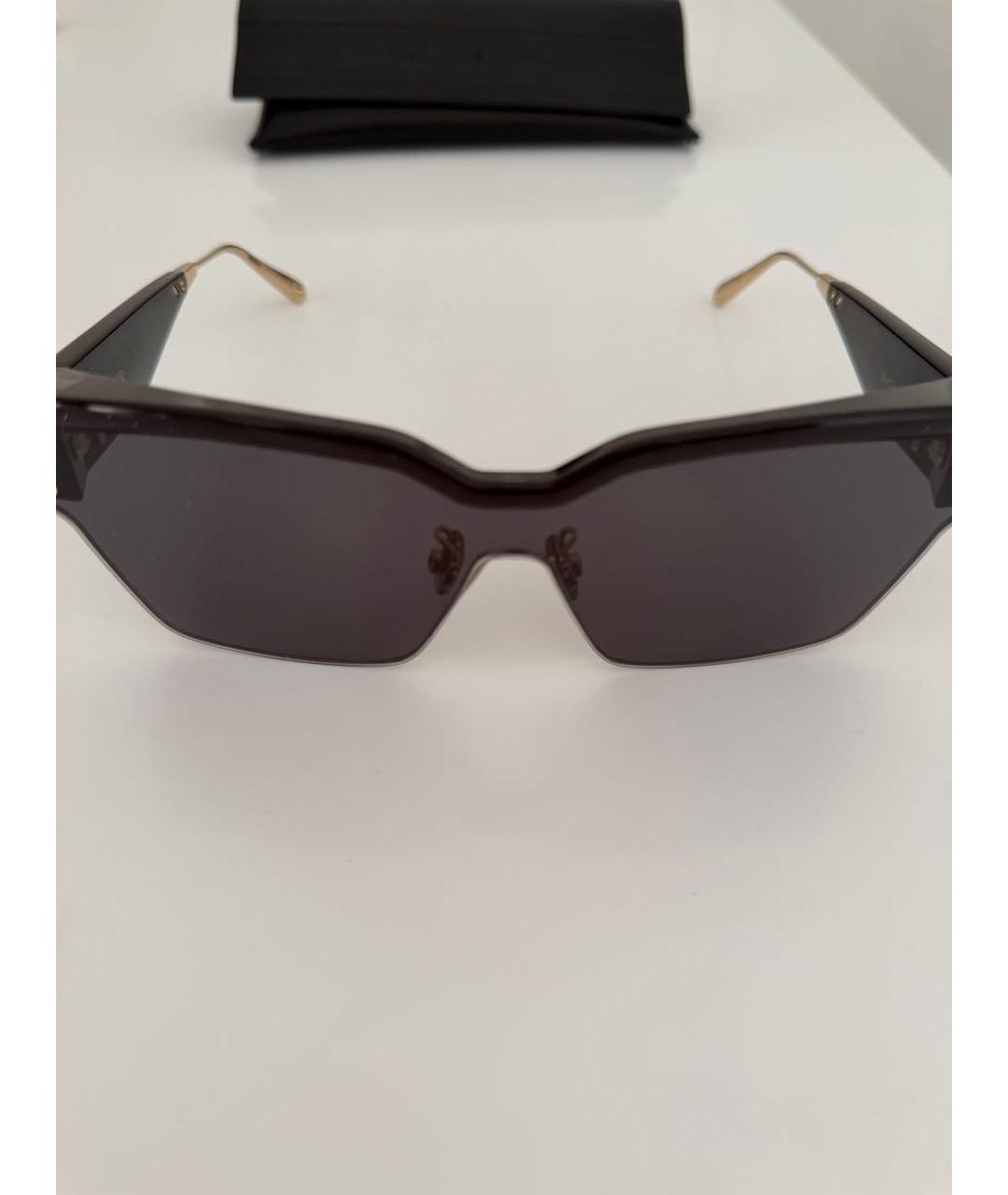 CHRISTIAN DIOR Темно-синие металлические солнцезащитные очки, фото 6