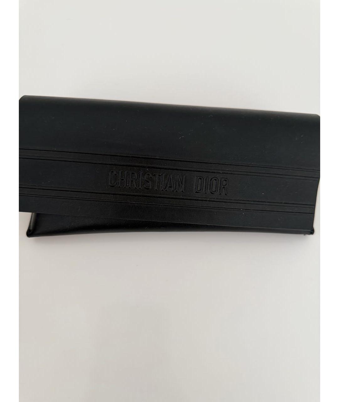 CHRISTIAN DIOR Темно-синие металлические солнцезащитные очки, фото 4