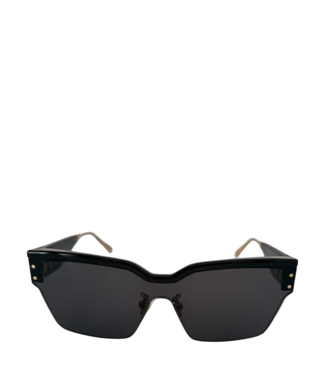 CHRISTIAN DIOR Темно-синие металлические солнцезащитные очки, фото 1