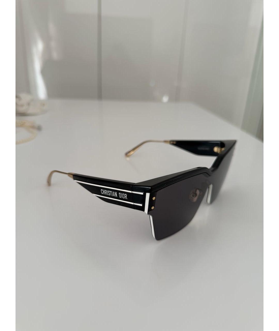 CHRISTIAN DIOR Темно-синие металлические солнцезащитные очки, фото 2