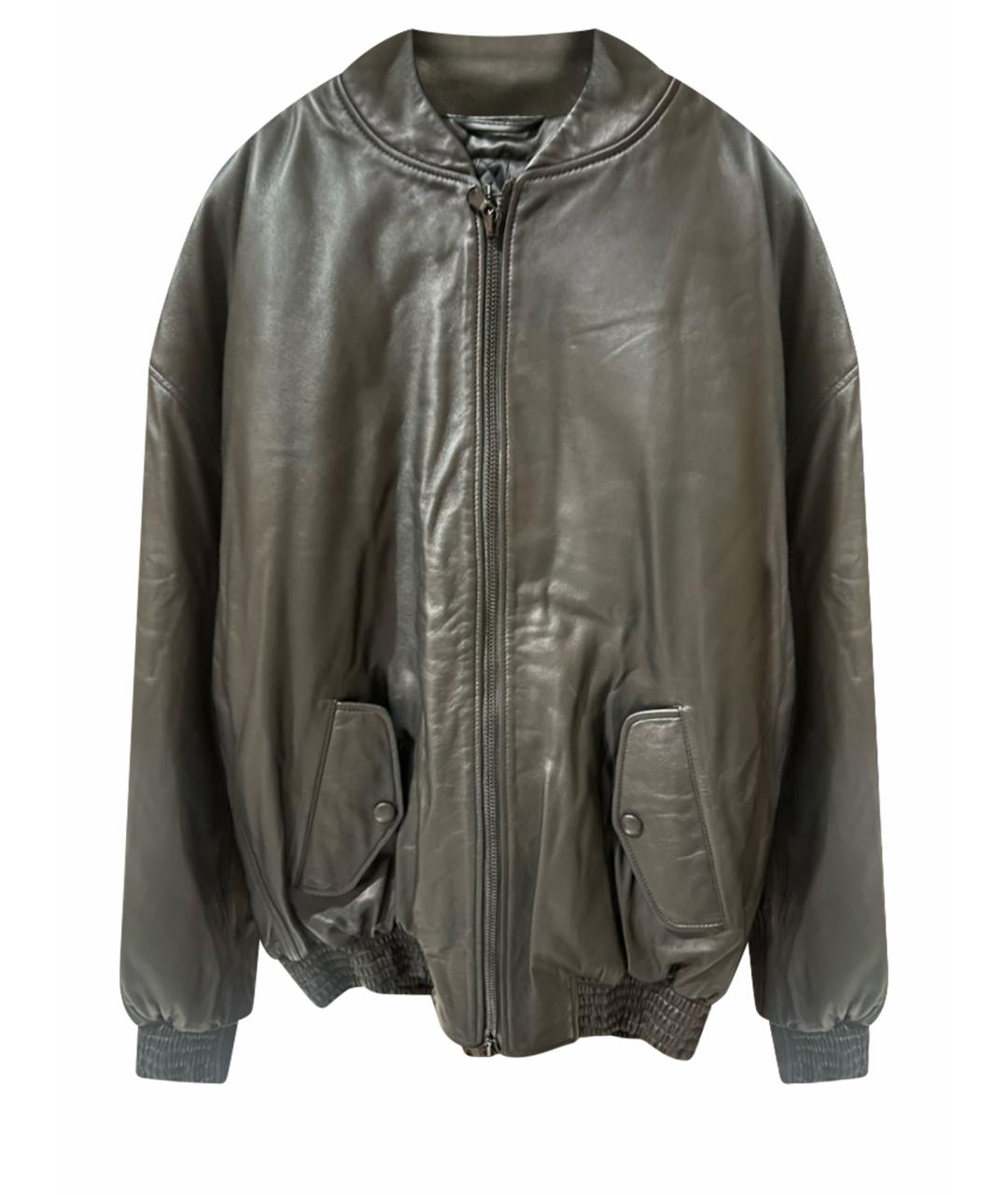 WARDROBE.NYC Черная кожаная куртка, фото 1