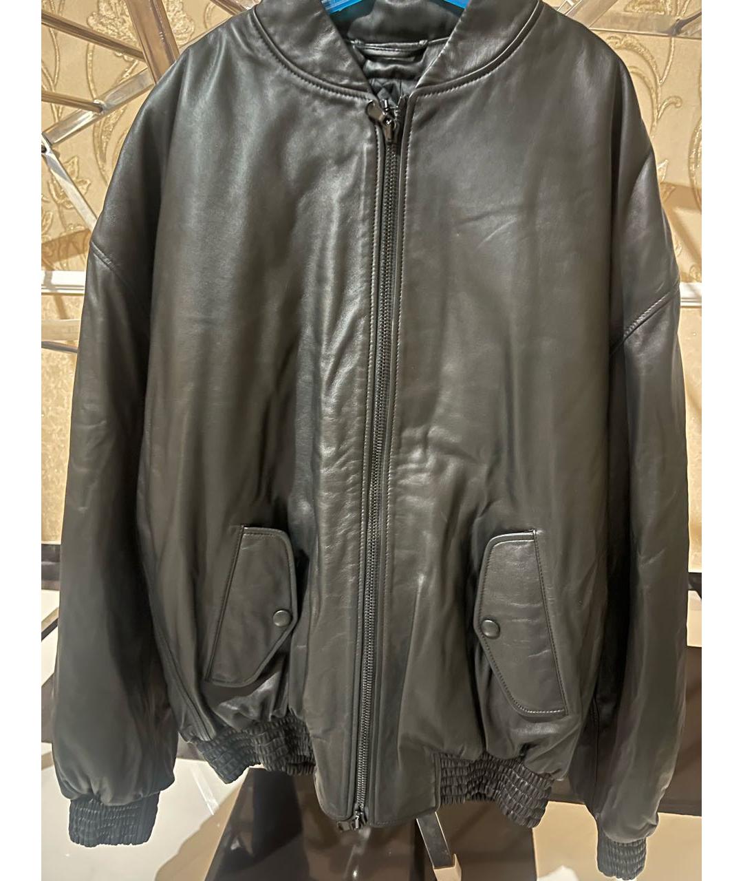 WARDROBE.NYC Черная кожаная куртка, фото 5