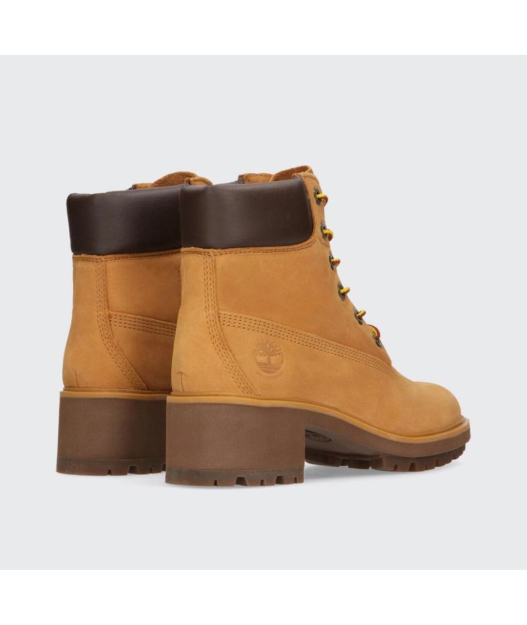 TIMBERLAND Горчичные кожаные ботинки, фото 3