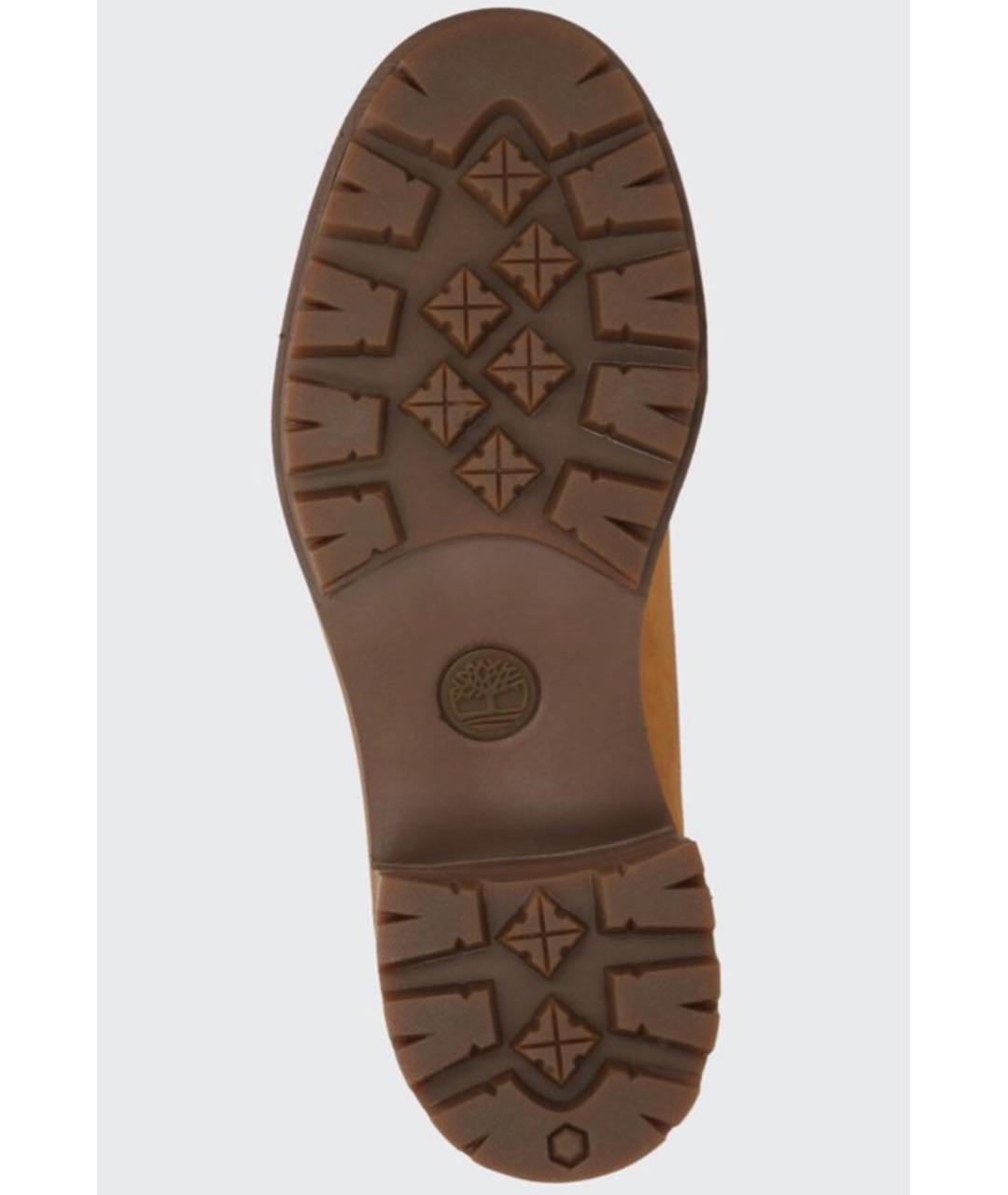 TIMBERLAND Горчичные кожаные ботинки, фото 4