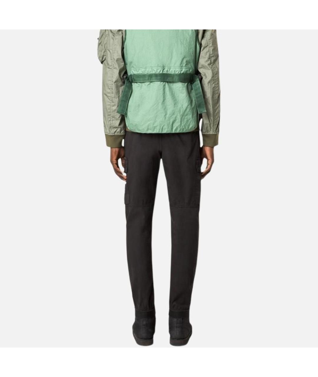 STONE ISLAND Черные брюки чинос, фото 4