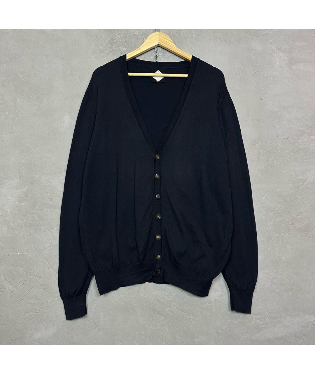 PAL ZILERI Черный хлопковый кардиган, фото 7