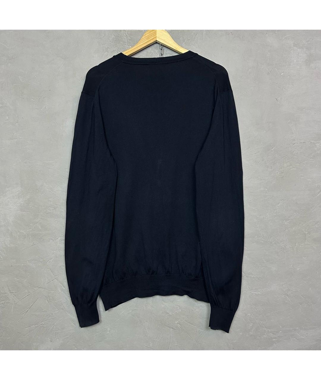 PAL ZILERI Черный хлопковый кардиган, фото 2