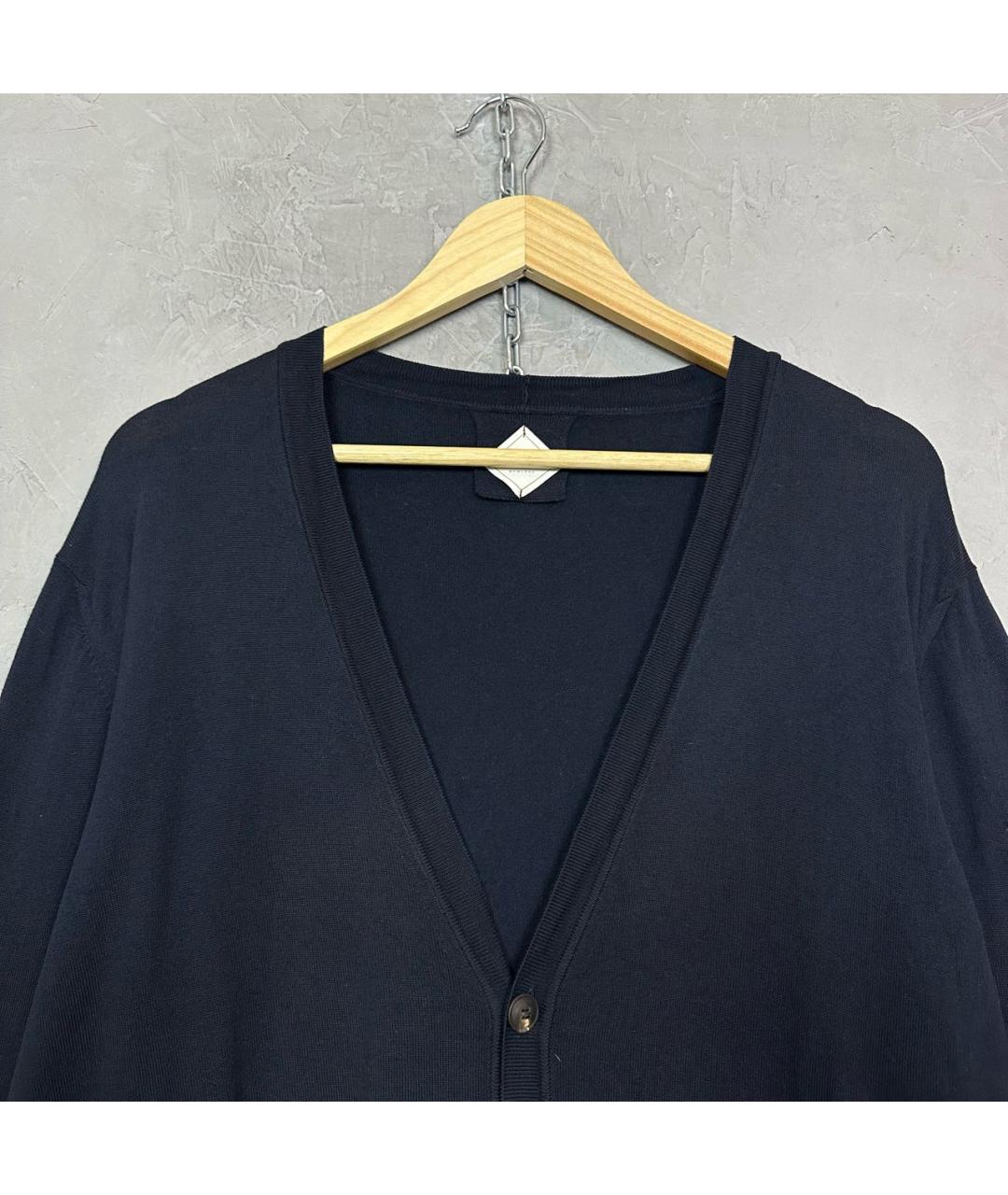 PAL ZILERI Черный хлопковый кардиган, фото 3