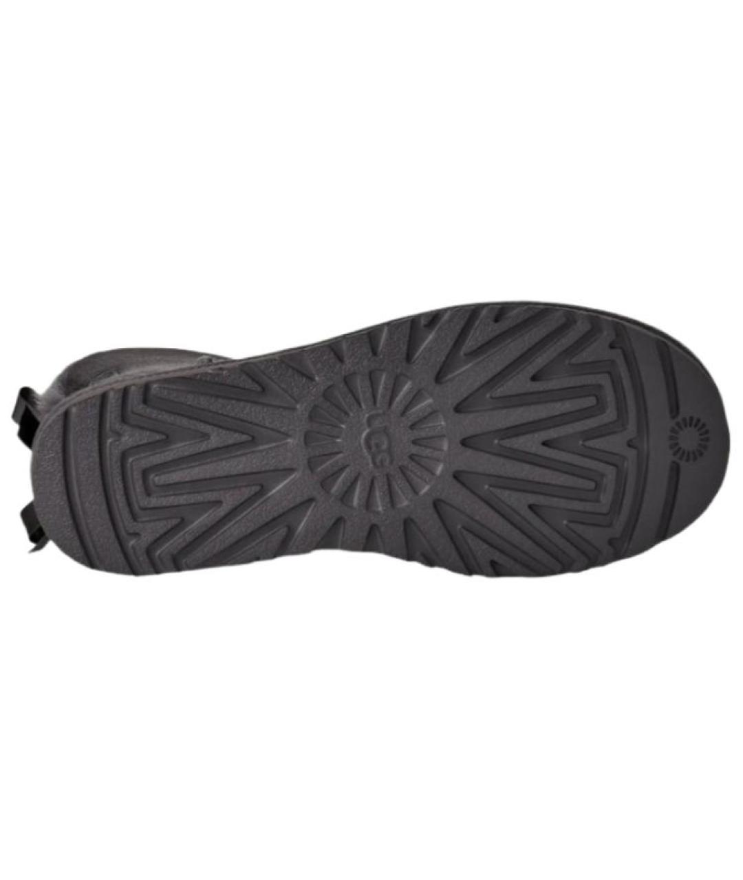 UGG AUSTRALIA Черные замшевые ботинки, фото 6