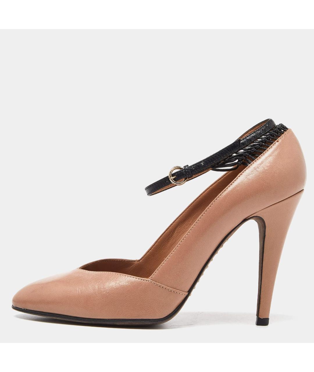 VALENTINO Бежевые кожаные туфли, фото 7