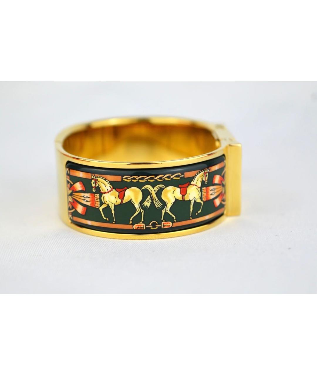 HERMES Золотые позолоченные часы, фото 4