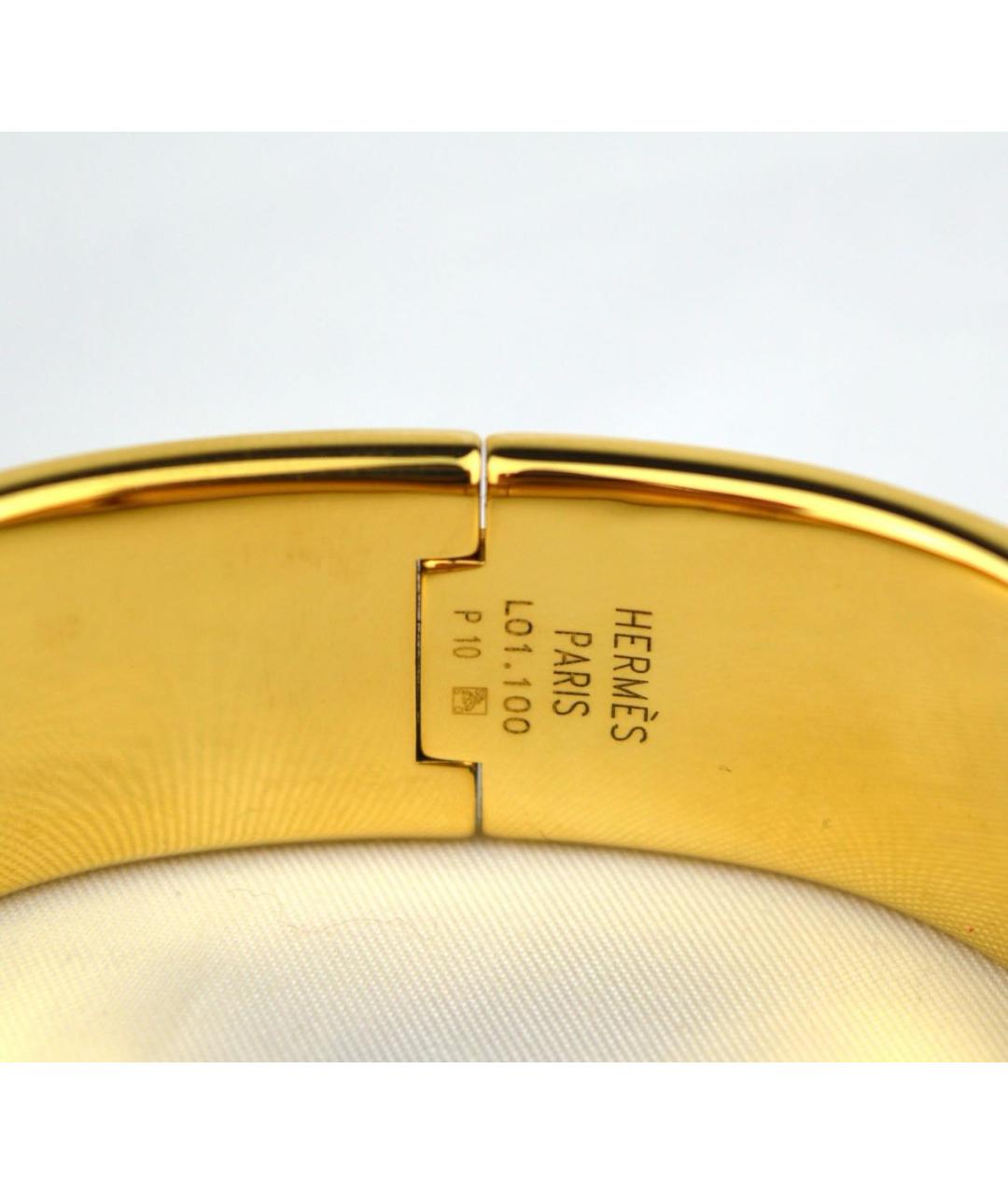 HERMES Золотые позолоченные часы, фото 8