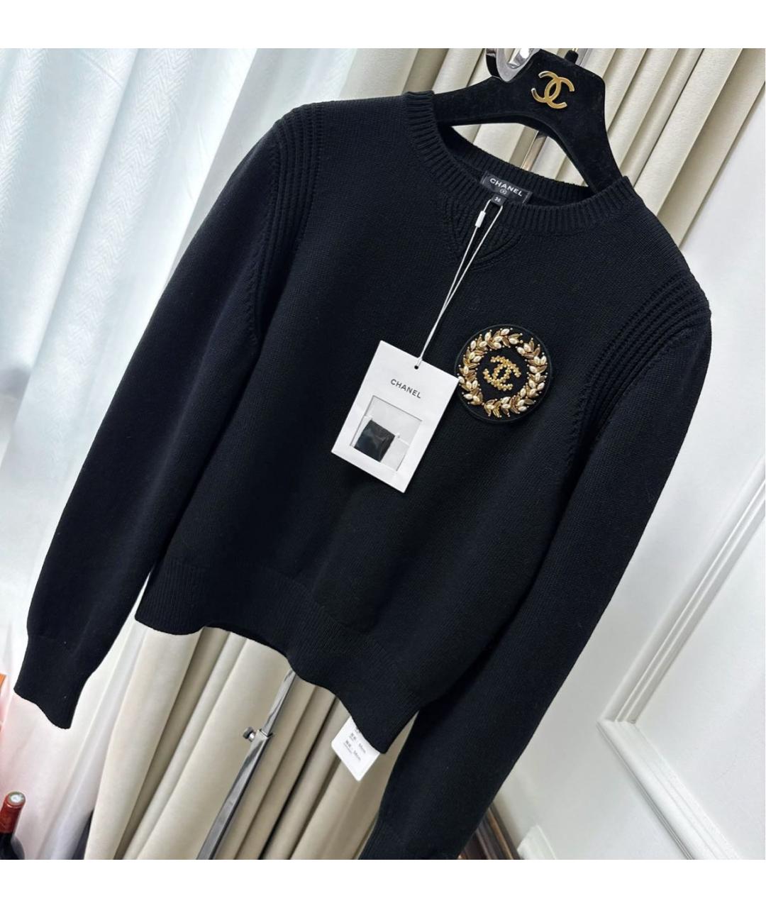 CHANEL Черный джемпер / свитер, фото 9