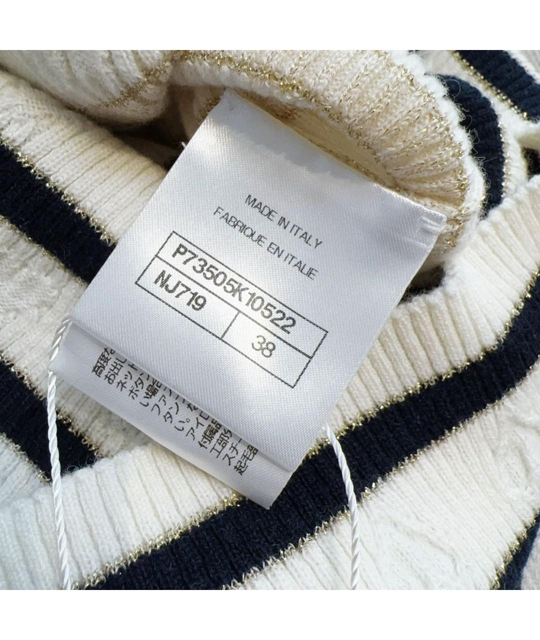 CHANEL Белый джемпер / свитер, фото 8