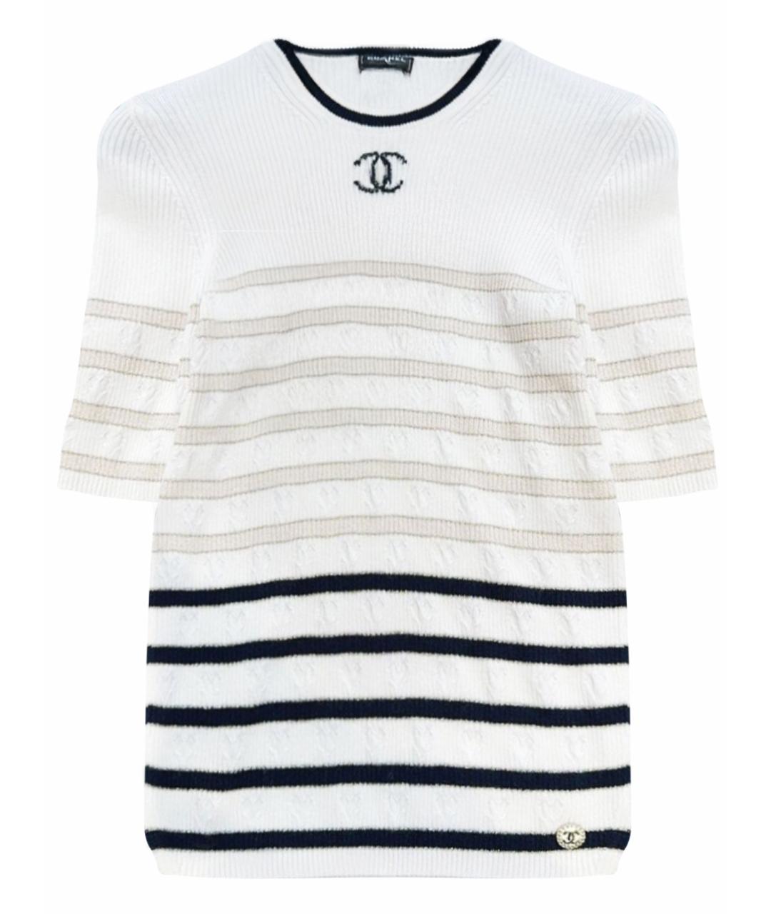 CHANEL Белый джемпер / свитер, фото 1