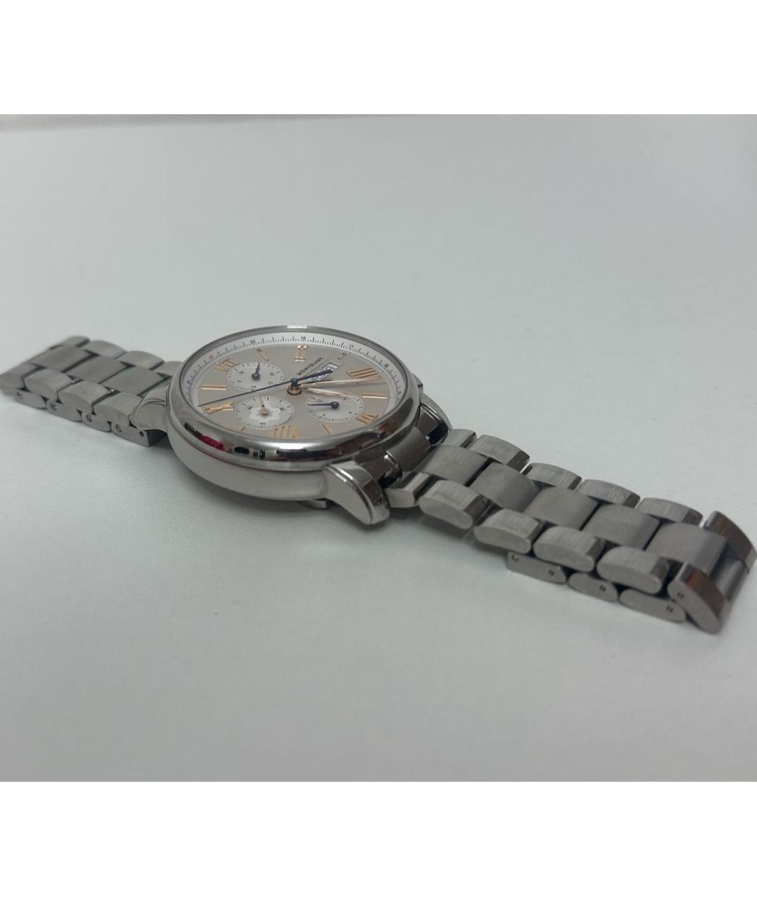 MONTBLANC Серебряные металлические часы, фото 3