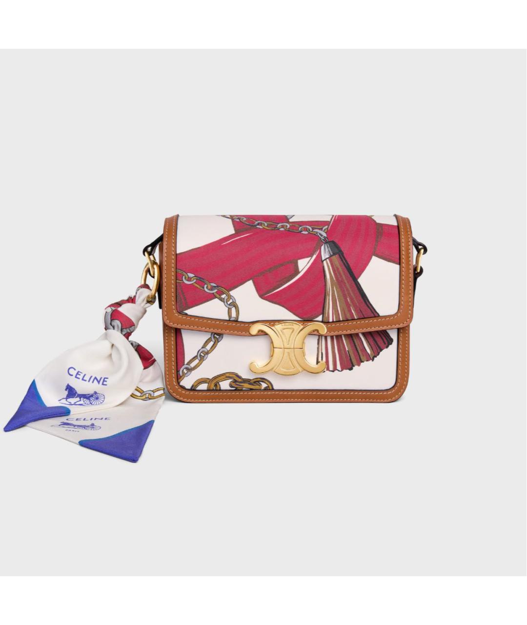 CELINE Мульти кожаная сумка через плечо, фото 5