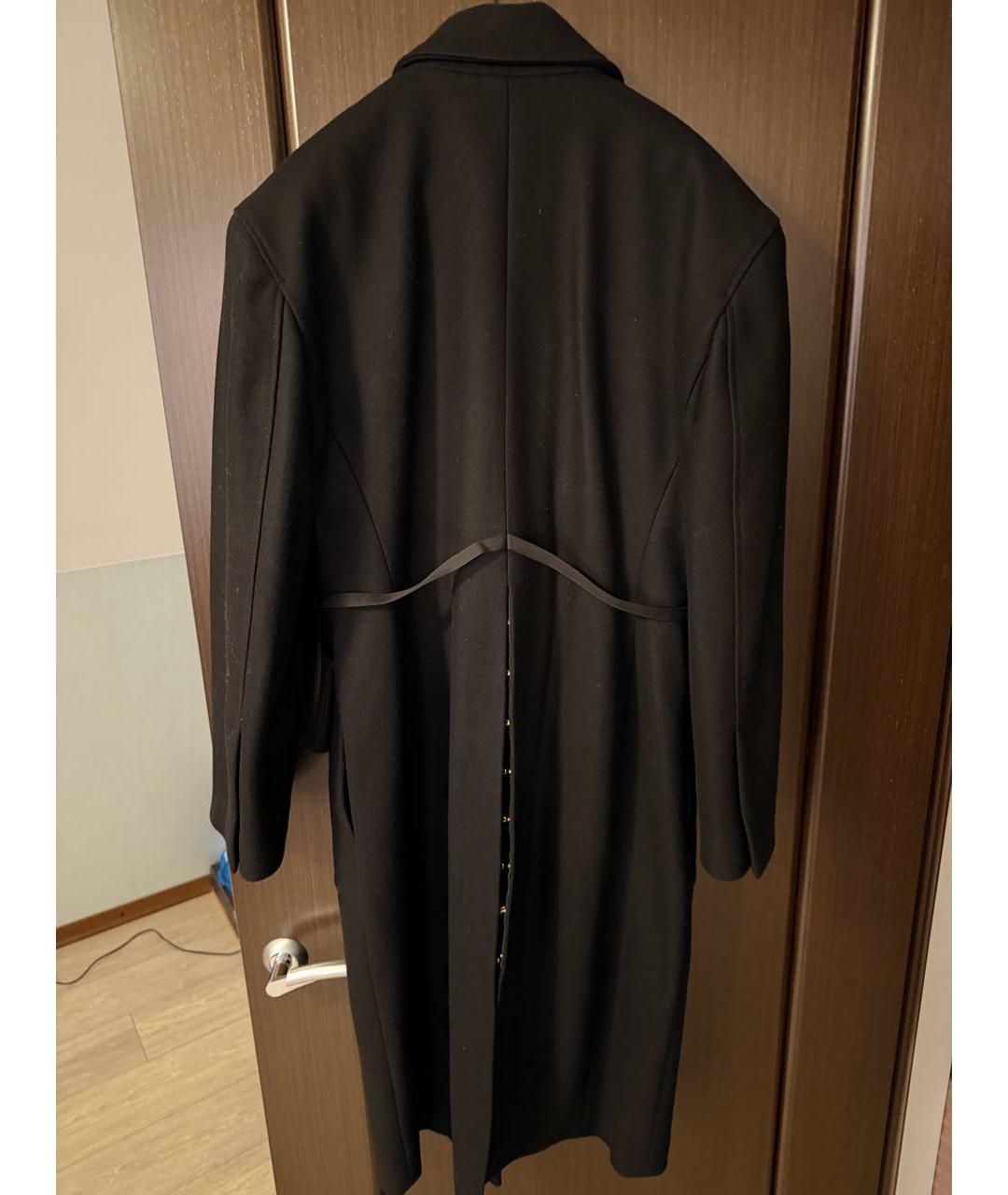JACQUEMUS Черное шерстяное пальто, фото 2