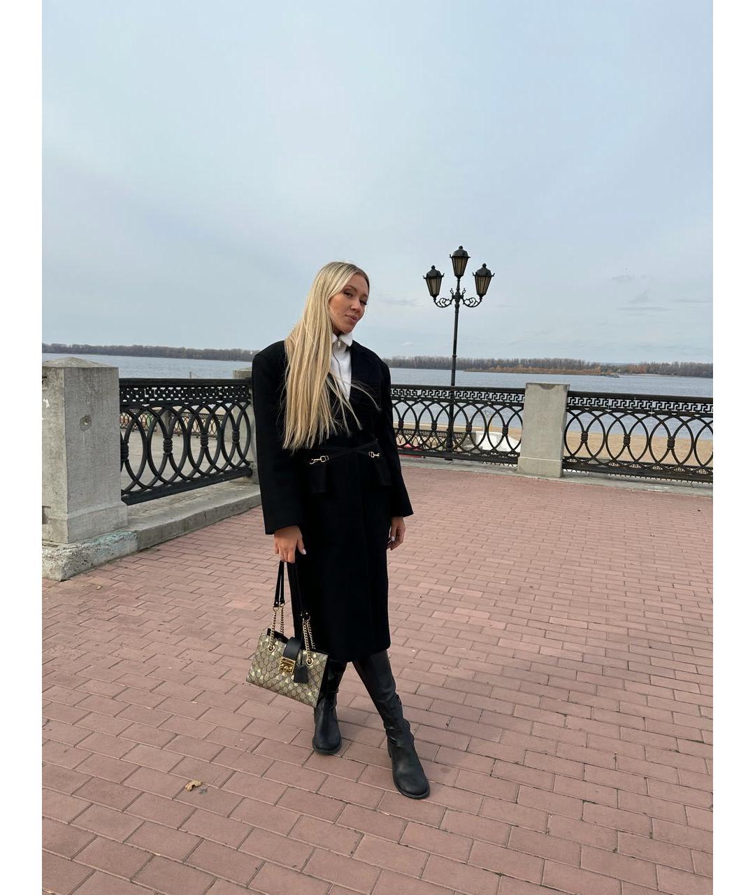 JACQUEMUS Черное шерстяное пальто, фото 6