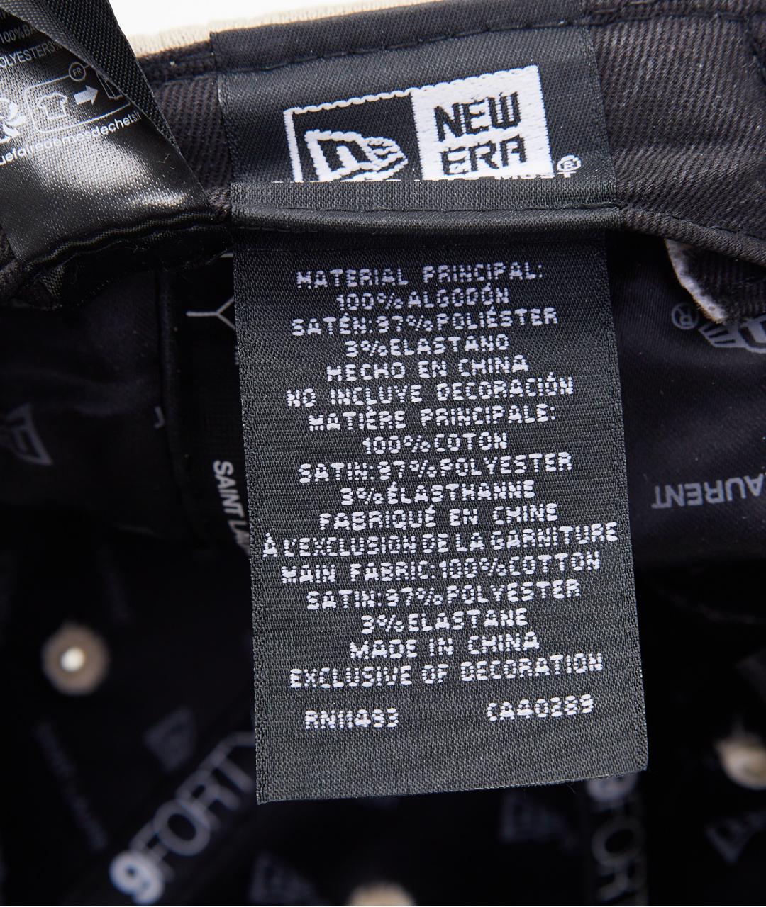 SAINT LAURENT Бежевая хлопковая кепка/бейсболка, фото 4