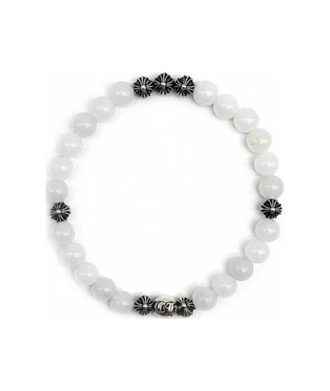 CHROME HEARTS Белый серебряный браслет, фото 2