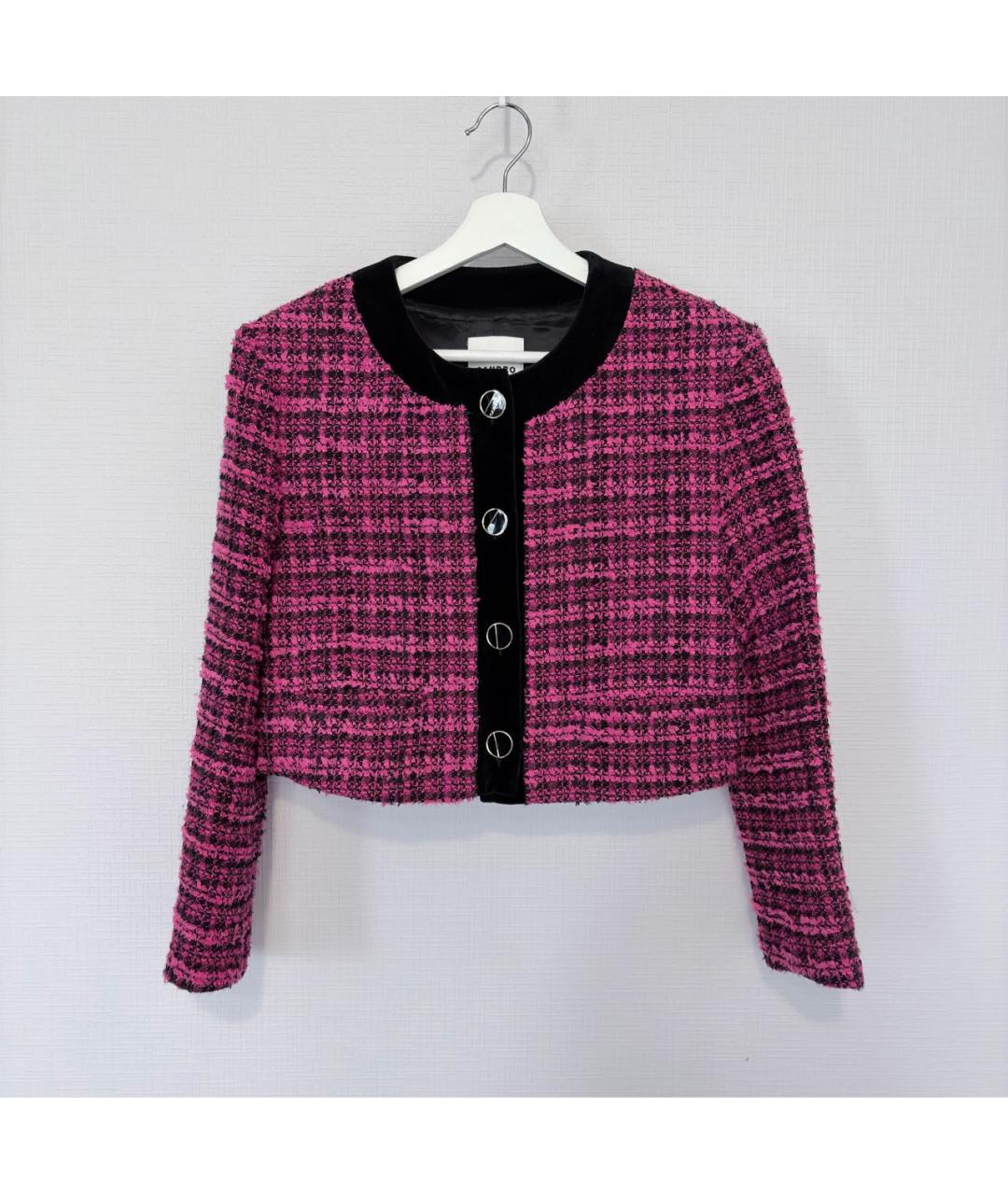 SANDRO Фуксия хлопковый костюм с юбками, фото 8