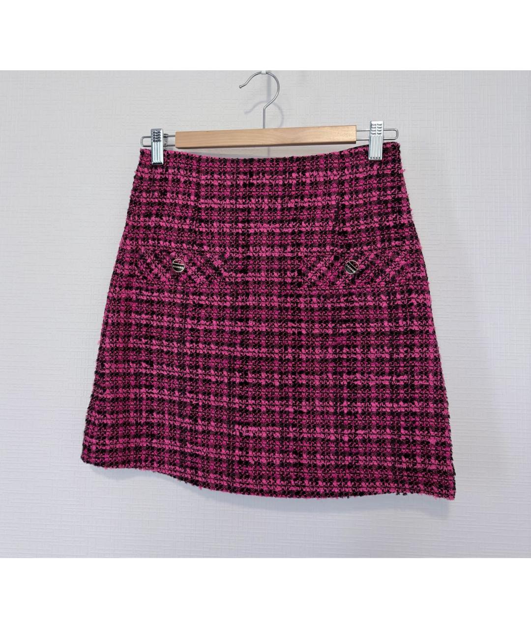 SANDRO Фуксия хлопковый костюм с юбками, фото 7