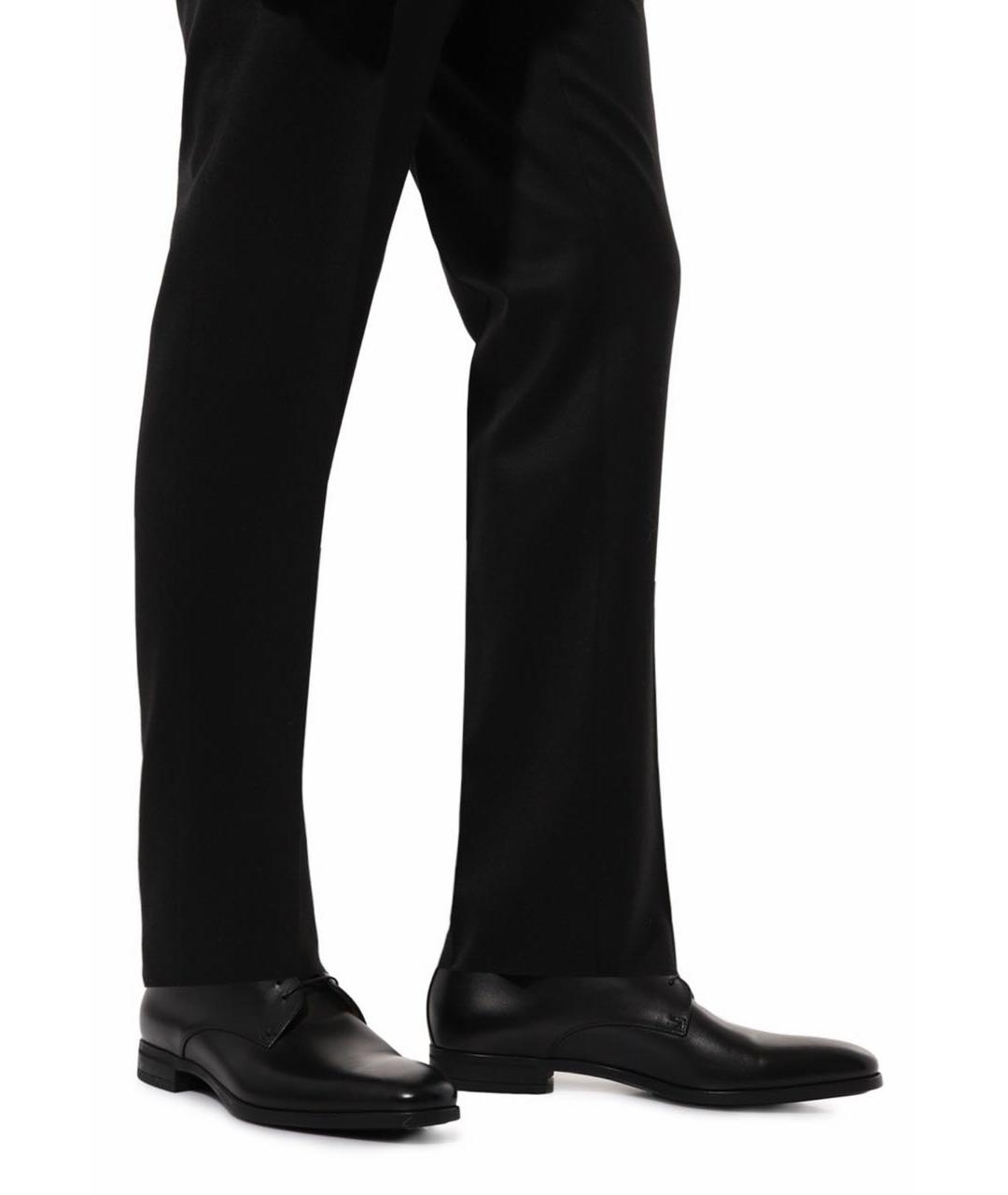 HUGO BOSS Черные кожаные туфли, фото 5