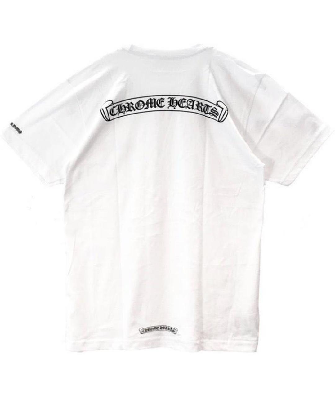 CHROME HEARTS Белая хлопковая футболка, фото 2