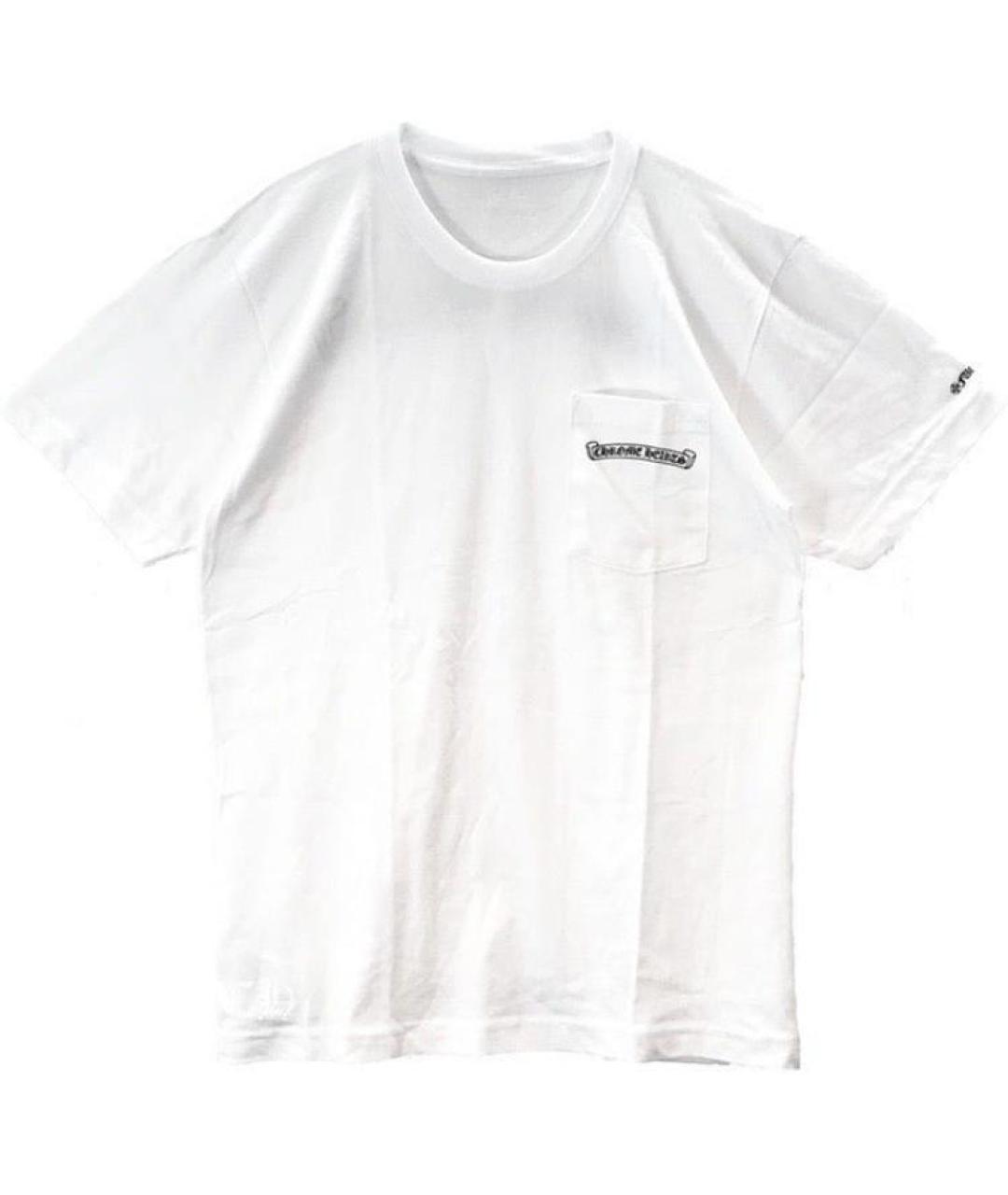 CHROME HEARTS Белая хлопковая футболка, фото 1