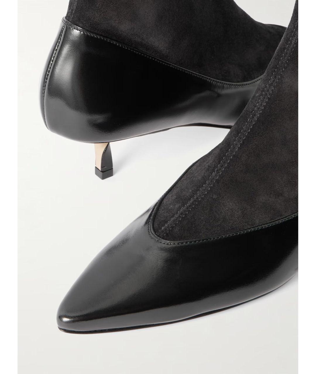 JACQUEMUS Черные кожаные ботильоны, фото 8