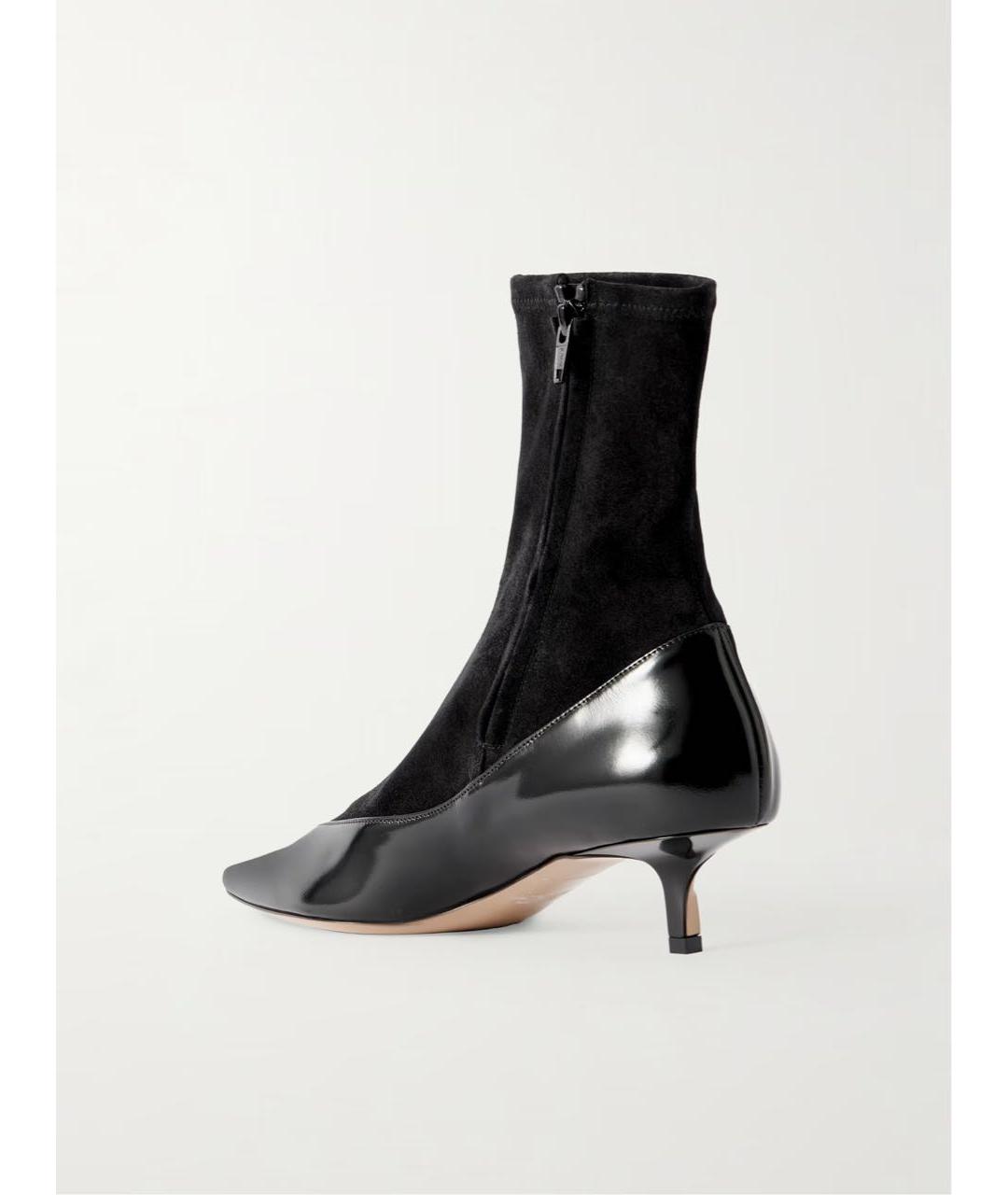 JACQUEMUS Черные кожаные ботильоны, фото 7