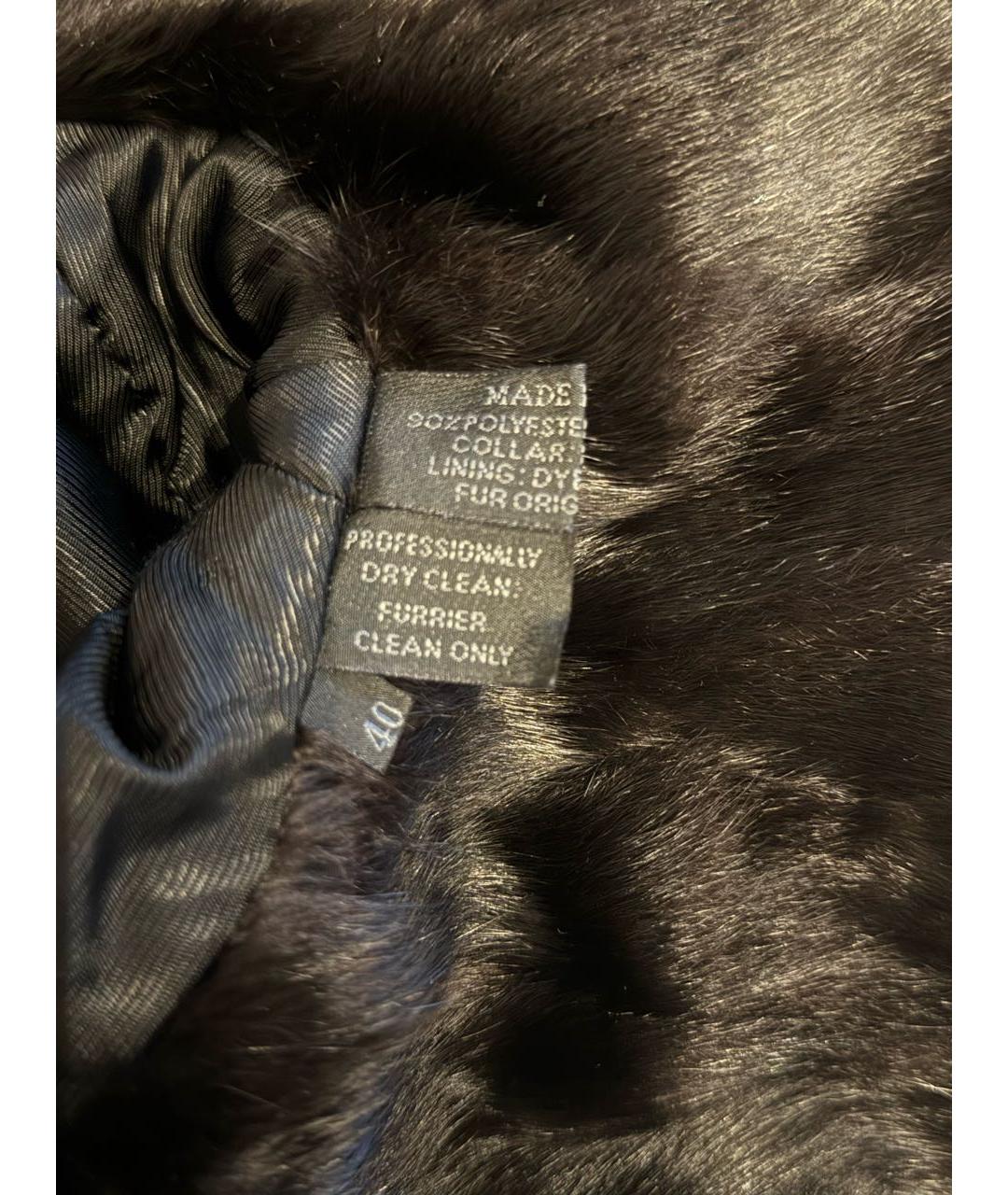PRADA Черный меховой пуховик, фото 6