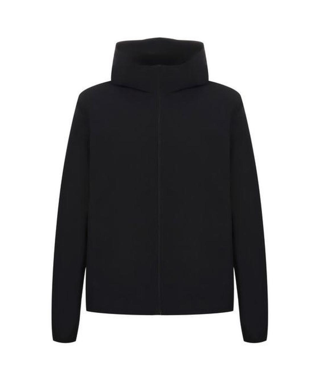 PRADA Черный меховой пуховик, фото 1