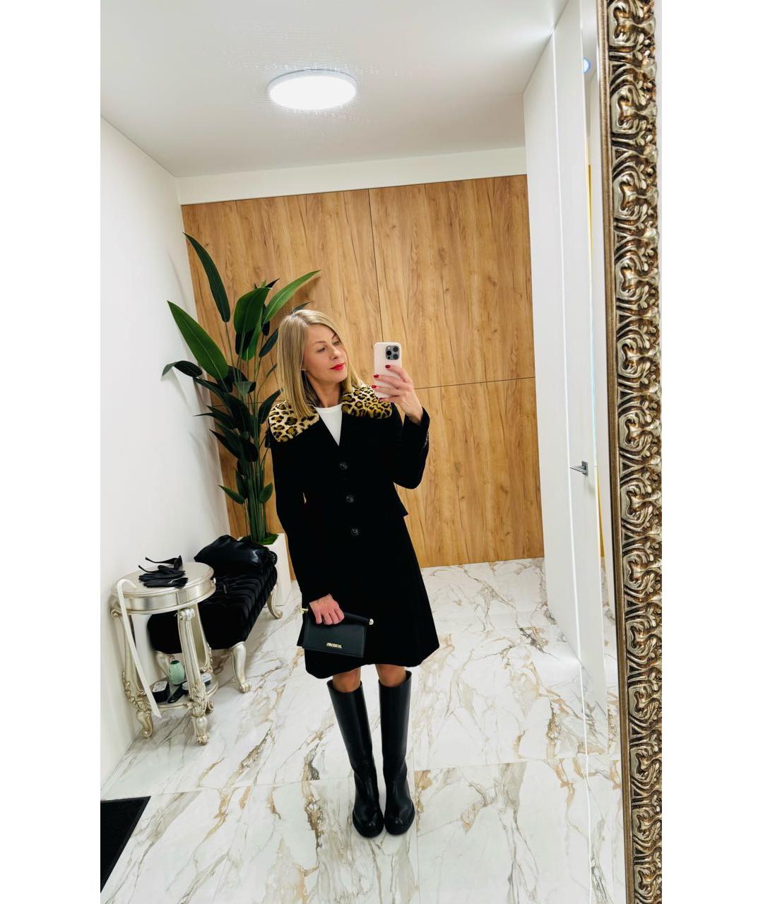 ICEBERG Черное шерстяное пальто, фото 6