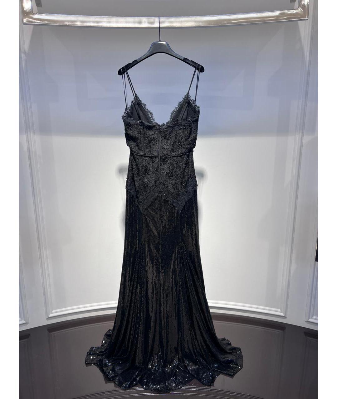 NISSA Черное полиэстеровое вечернее платье, фото 3