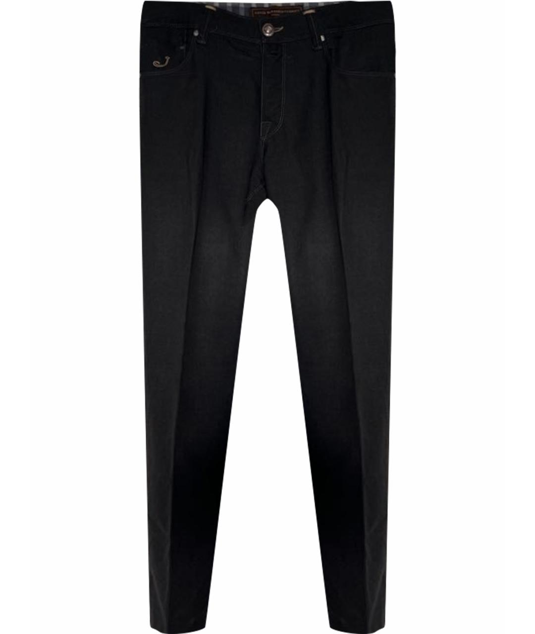 JACOB COHEN Серые шерстяные повседневные брюки, фото 1