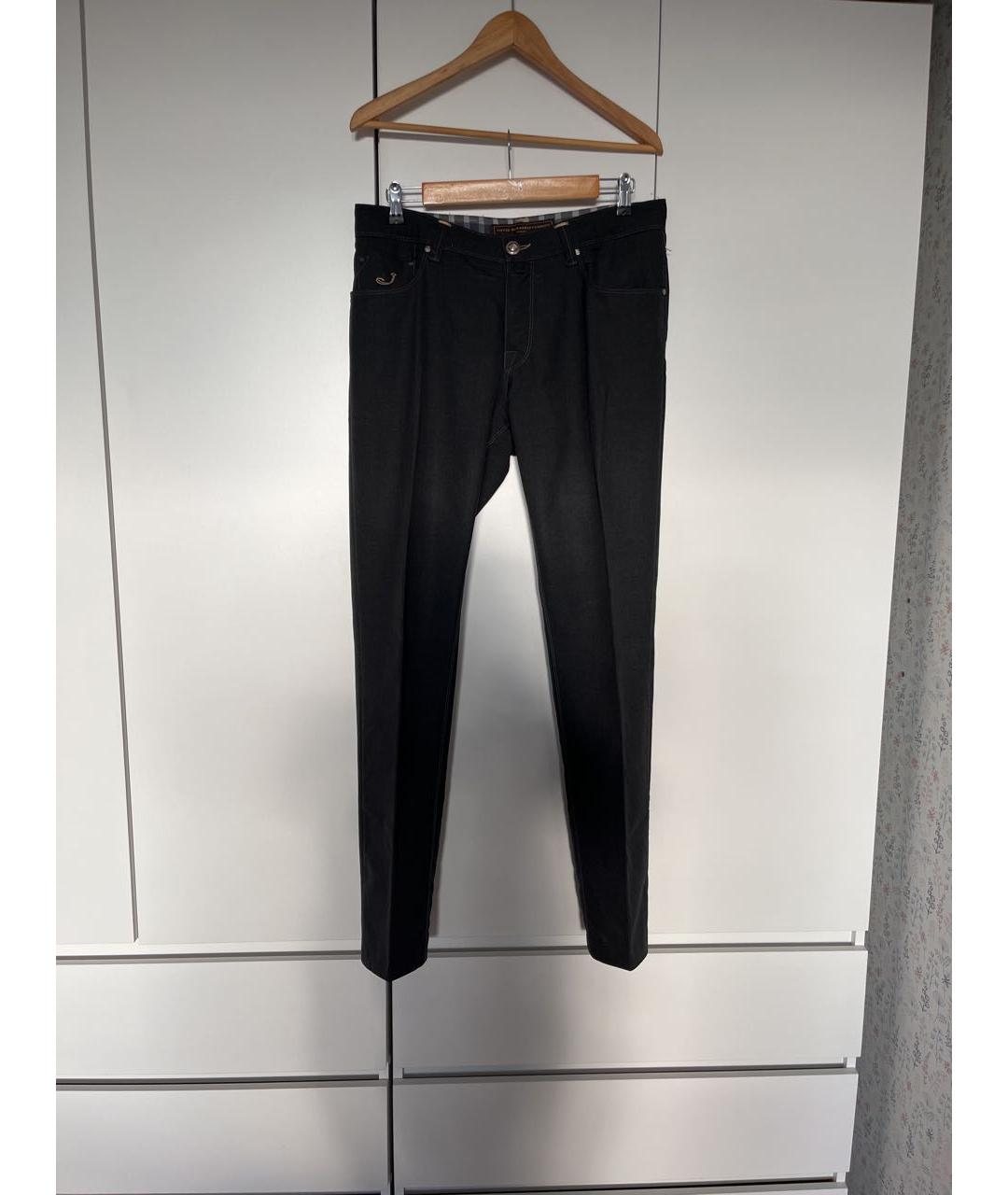 JACOB COHEN Серые шерстяные повседневные брюки, фото 9