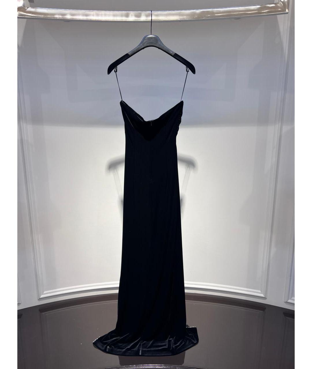 NISSA Черное полиэстеровое вечернее платье, фото 3