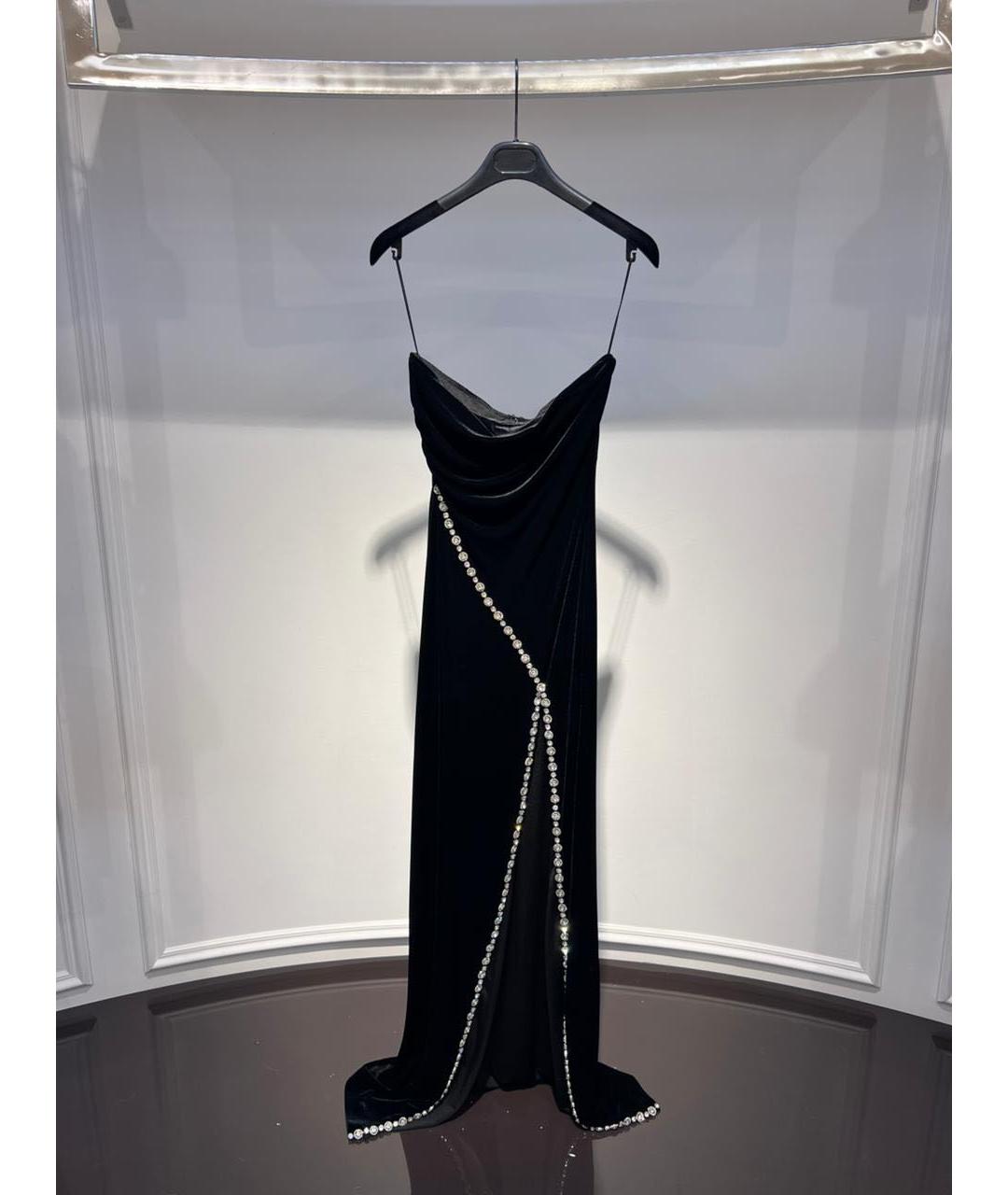 NISSA Черное полиэстеровое вечернее платье, фото 2