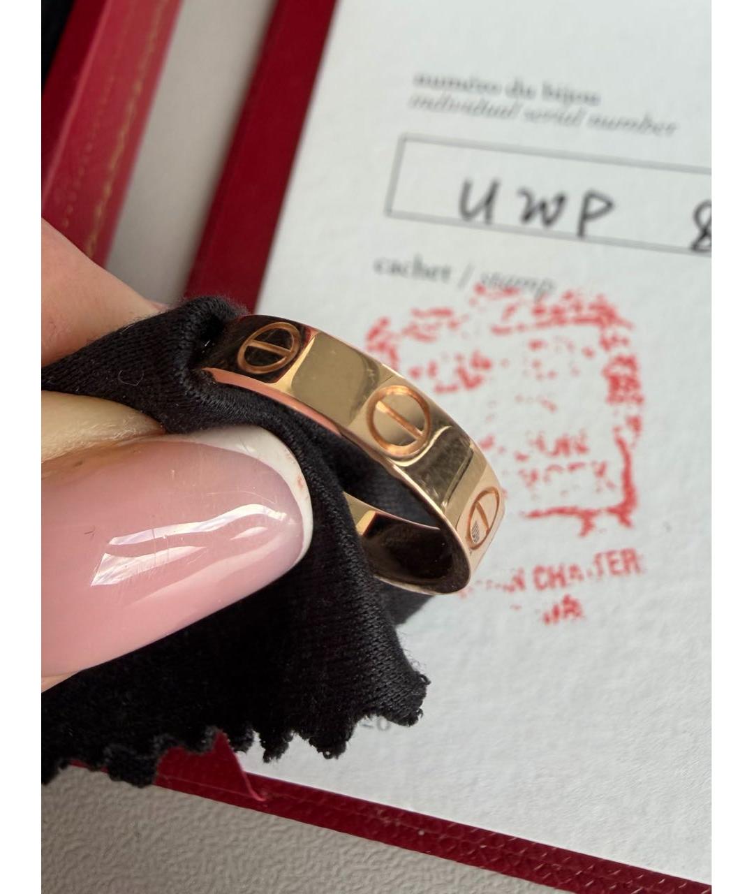 CARTIER Золотое кольцо из розового золота, фото 4