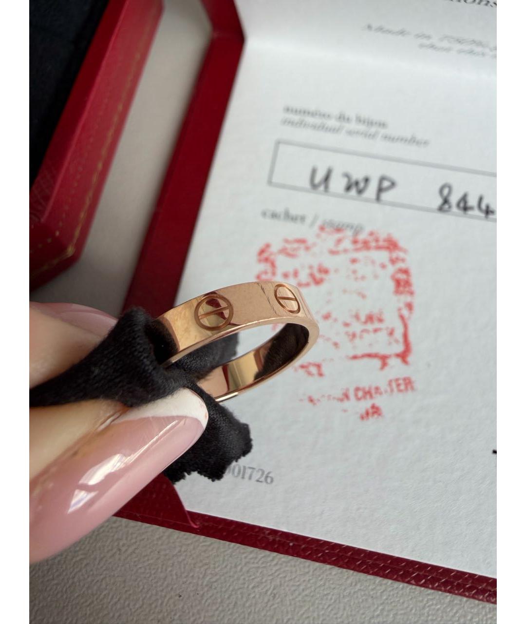 CARTIER Золотое кольцо из розового золота, фото 8