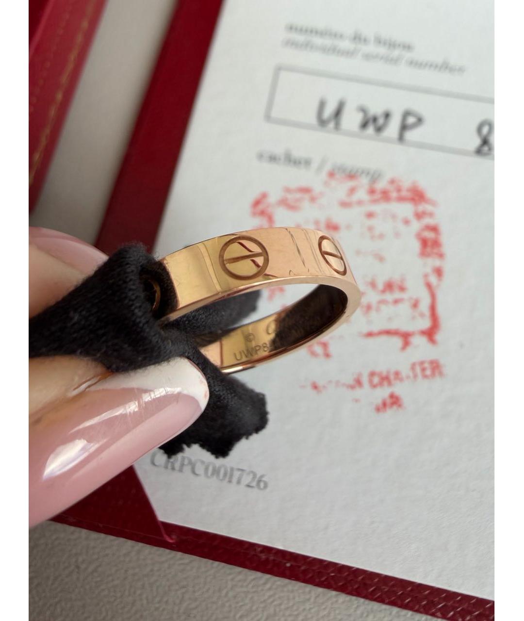 CARTIER Золотое кольцо из розового золота, фото 7