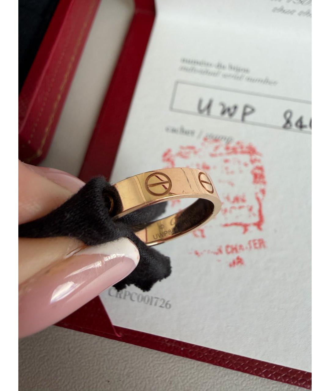 CARTIER Золотое кольцо из розового золота, фото 3