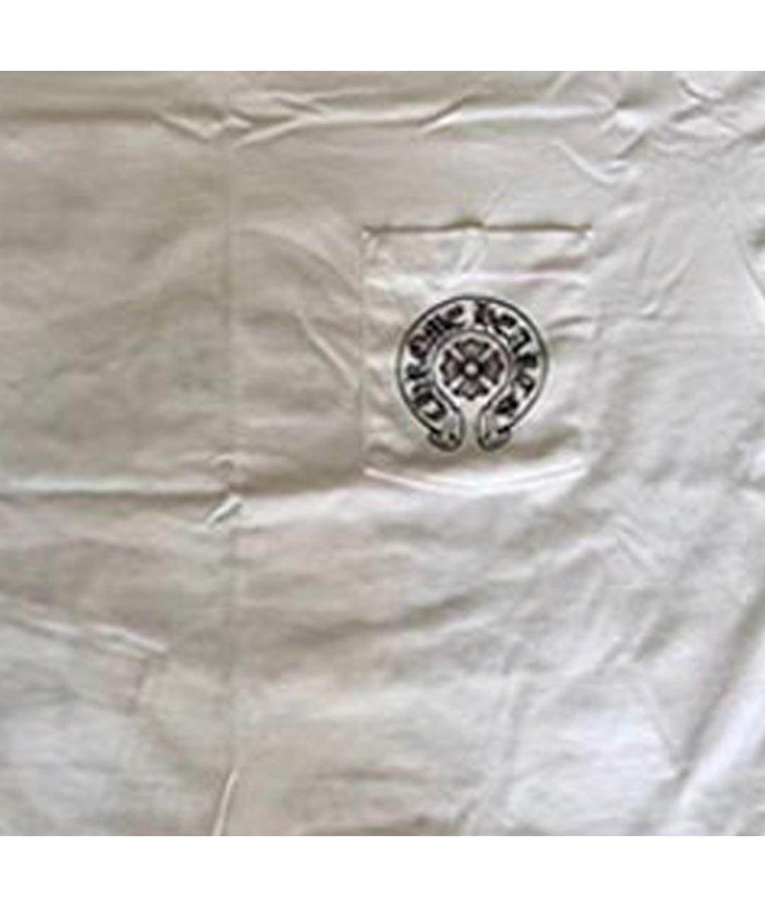 CHROME HEARTS Белая хлопковая футболка, фото 5