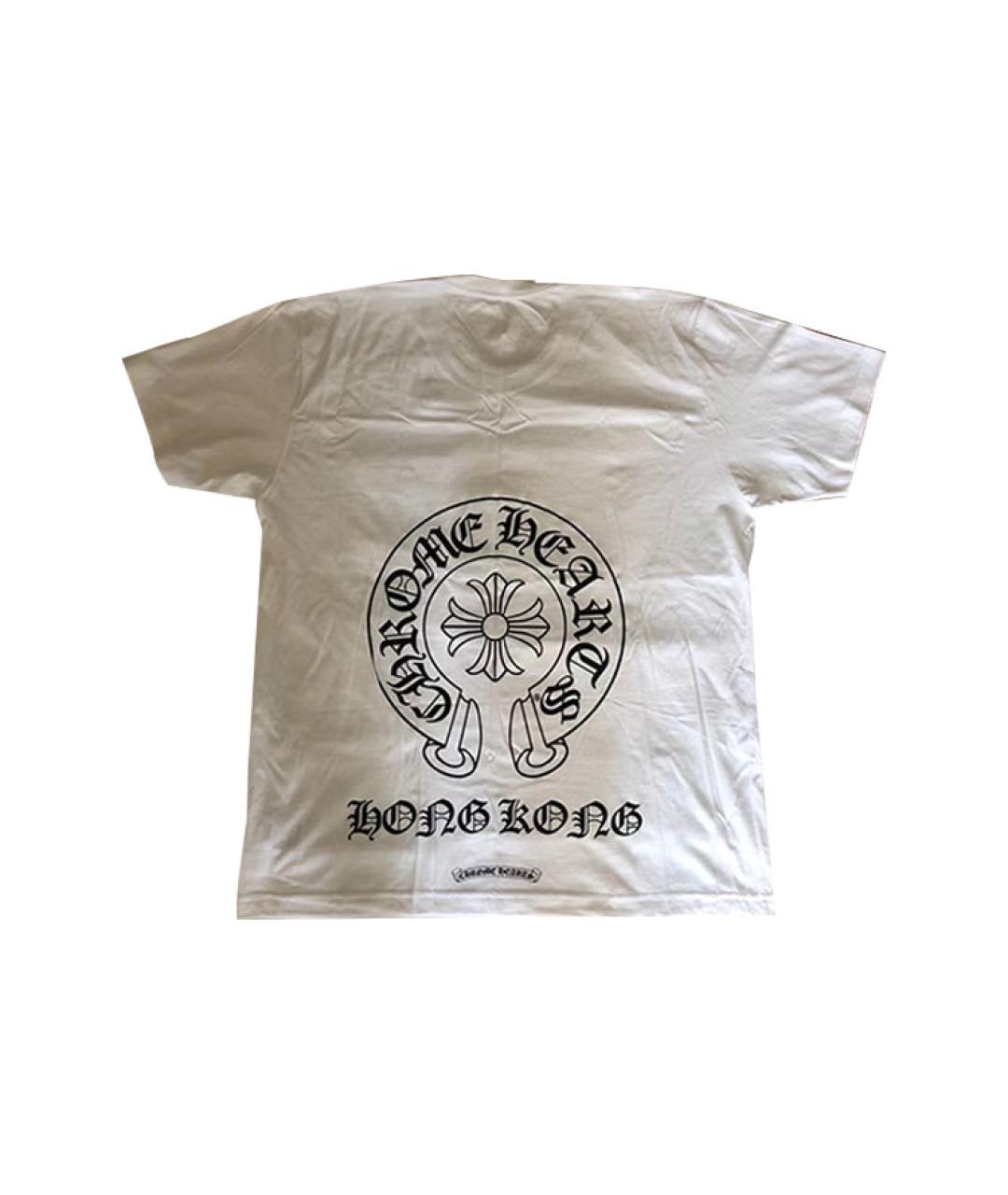 CHROME HEARTS Белая хлопковая футболка, фото 2